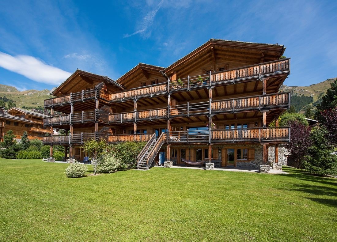 Chalet à Verbier en été